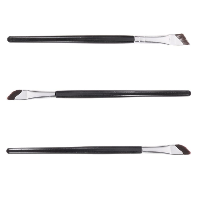 3Pcs Angled Eyeliner Brush Set Slanted Blade For Precise Eye Makeup - Image 1
